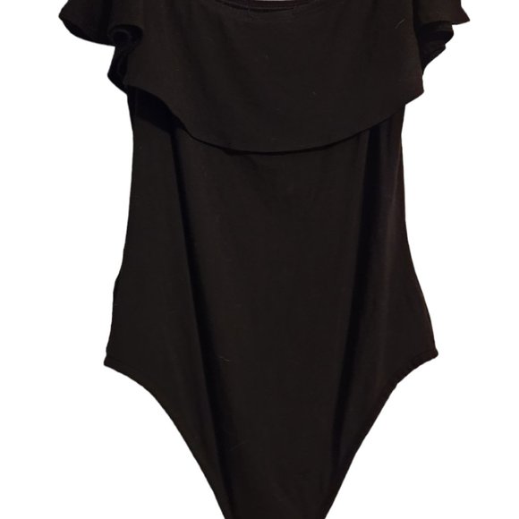 Altar'd State Off-Shoulder Ruffle Bodysuit - Picture 2 of 3